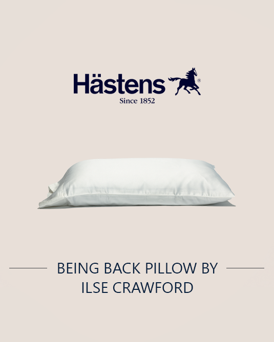 Hastens Being Back Pillow by Ilse Crawford