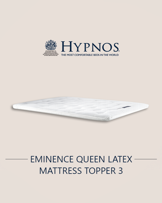 Eminence Queen Latex Mattress Topper 3"