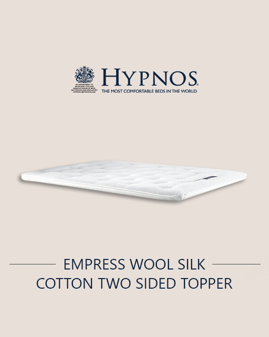 Empress Wool Silk Cotton two-sided topper 3"