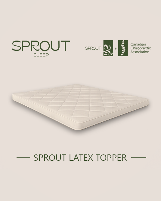 Sprout Select Latex pillow topper 2"