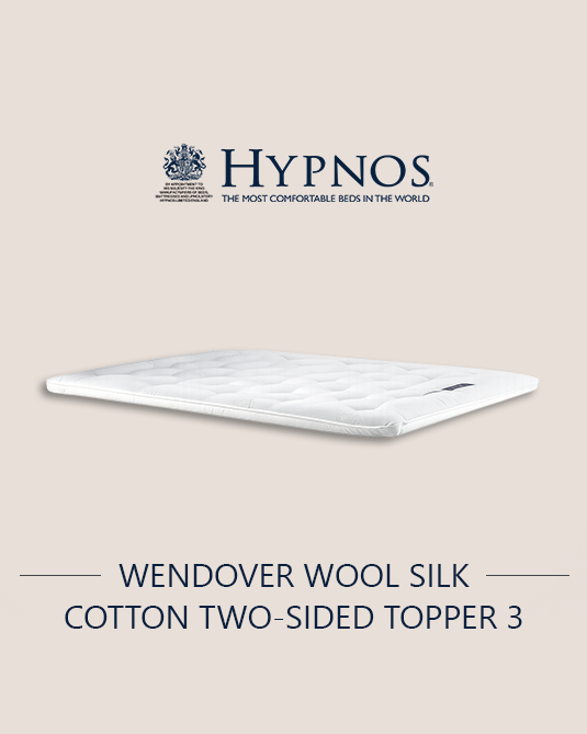 Wendover Wool Silk Cotton two-sided topper 3"