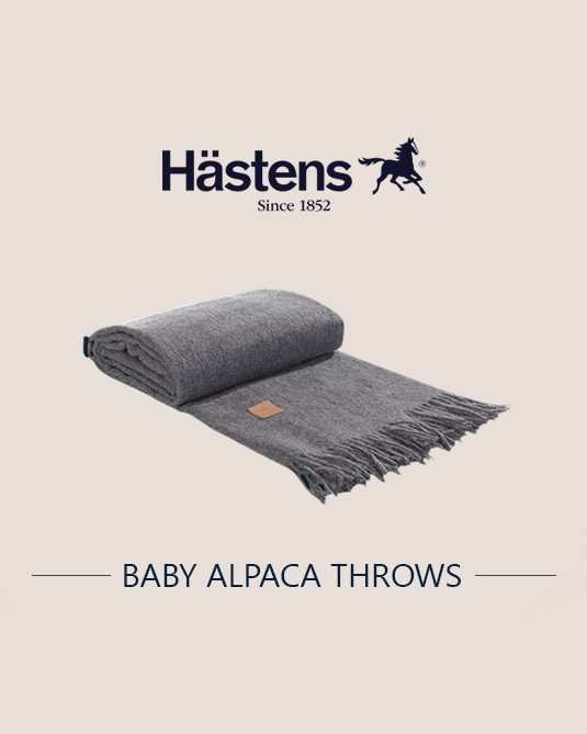Hastens Baby Alpaca Throws
