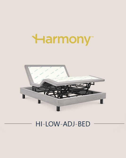 Harmony Hi-Low adj bed 7"