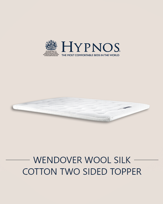 Wendover Wool Silk Cotton two-sided topper 3"