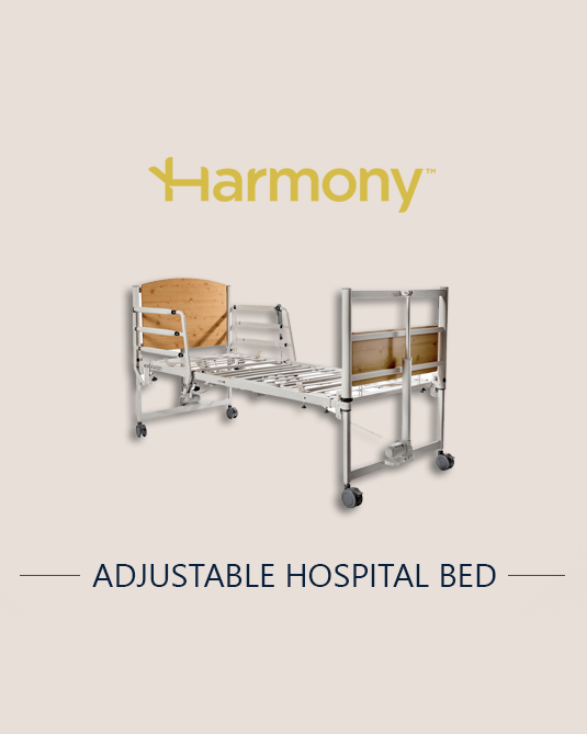 Harmony 8199 Home Care - Full Rail hospital adjustable bed 7"